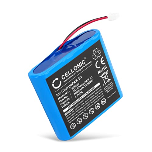CELLONIC 1x Batterie pour Radio Compatible avec Pure Verona, One Flow, Sensia, ChargePAK E1 - (8800mAh, 3.7V)