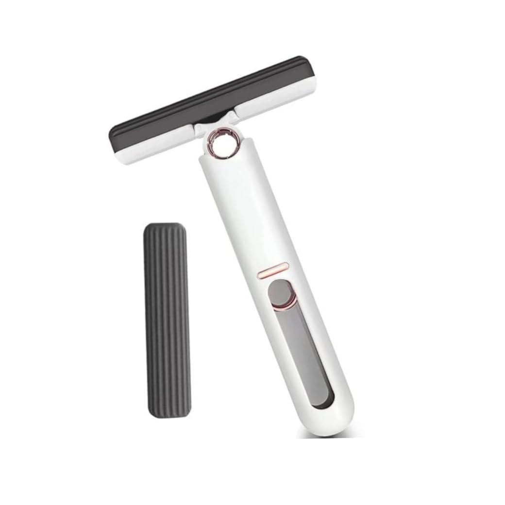Tot2hom Modern Portable Self-Squeeze Mini Mop for Floor Cleaning 180° Squeeze Mop, Wet & Dry Use Cleaning for Small Spaces Kitchen, Bathroom, car Window Wall, Table Mini Cleaner-image-4