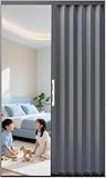 2. Porte coulissante invisible alvéolée : Isolation thermique et séparation de pièce : Conçue pour une résistance efficace au vent et une régulation optimale de la température, cette porte b
