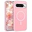 Ruky For Google Pixel 10 Pro XL Case Compatible With MagSafe, [with Privacy Screen Protector] Translucent Shockproof Slim Protective Phone Case For Google Pixel 10 Pro XL 6.8 Inch, Black