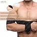 HealthAndYoga™ GuardNHeal Arm Sling Shoulder Immobilizer for Women and Men – Rotator Cuff Support Brace and Shoulder Sling - Left or Right - Adjustable for Customized Fit - Skin Friendly (Black, Large 34