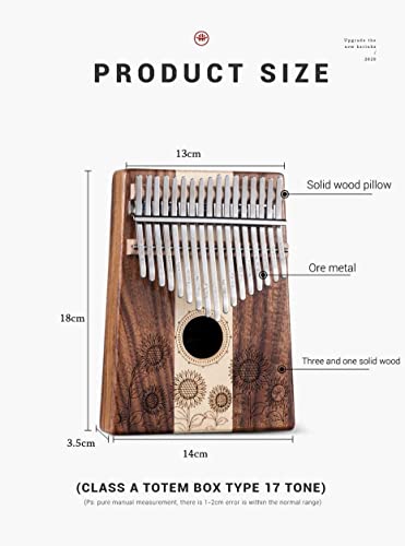 Générique Mini Doigt Kalimba Pouce Piano Kalimba 17 Touches Piano Trois-en-Un Clavier en Bois Massif Piano Instrument - Les Beatles, Paul McCartney, John Lennon, RIngo Starr, George Harrison Générique Mini Doigt Kalimba Pouce Piano Kalimba 17 Touches Piano Trois-en-Un Clavier en Bois Massif Piano Instrument – Image 3