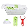 Plantaardige Chopper Duurzaam Fruit Dicer Voedselsnijder Roestvrij Staal Anti-Slip voor Fruit voor Keukengereedschap (6…