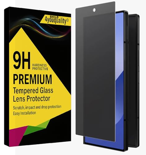 Image of 4youquality (1Pack Privacy Tempered Glass for Samsung Z Fold 6 | Privacy Screen Protector Guard for Galaxy Z Fold 6 |Full Screen Coverage /Anti Spy /HD /Easy Application |Fingerprint Working /9H Hardness
