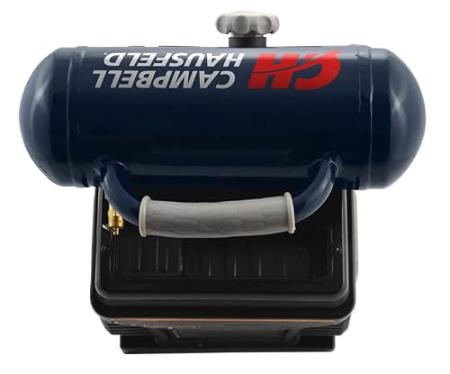 Campbell Hausfeld 2 Gallon 125 Psi Oil Free Portable Twin Stack Electric Air Compressor, 0.33Hp, Horizontal, 0.7Cfm With Inflation Starter Kit (Dc020010) #TOP4