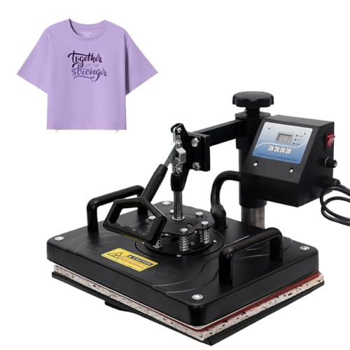Máquina Termofijadora 5 en 1 para Camisetas 360° Rotatoria