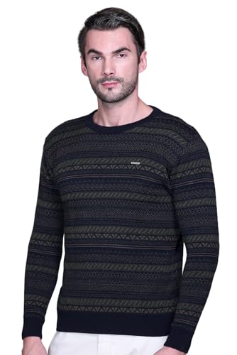 Image of GODFREY Full Sleeve Woolen Sweater for Man Winter Wear - Round Neck Pullover Regular Fit