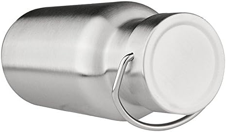 Miniatura 7 de Botella de agua de acero inoxidable aislada al vacío de 3425201712 onzas 188 para bebidas calientes y frías, doble pared, a prueba de fugas (plata