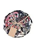 The Thika - 2 Pcs Pot Trivets, Handmade Trivets, Round Braided Trivets, Cloth trivets for Hot Pots and Pans, Heat Resistant Trivet/Plant Pot Mat/Placemat/Coaster/Hot Pot Holder(Multicolor)
