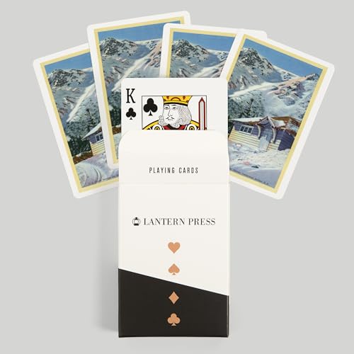 Baraja de 52 cartas tamaño póker con diseño vintage miniatura 6