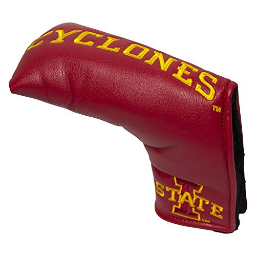 Team Golf NCAA Iowa State Cyclones Vintage Blade Putter Cover Golf Club Vintage Blade Putter Headcover, Form Fitting Design, Fits Scotty Cameron, Taylormade, Odyssey, Titleist, Ping, Callaway