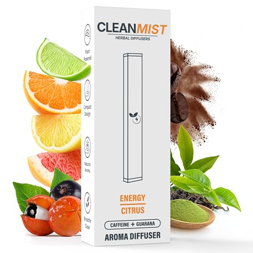 The Clean Mist Botanical Fragrance Stick Set Plant-Based Citrus Botanical Scent Non-Electronic Personal Fragrance Accessory 1 Stick 1 Pack
