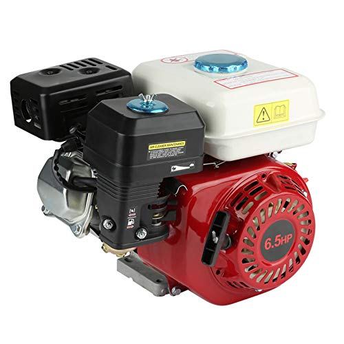Motor de Gasolina OHV 168F de 4 Tiempos, 6,5, con Arranque Fácil, Funcionamiento Suave, Vibración Mínima y bajo Consumo de Aceite para Diversos Entornos de Trabajo Tanque de