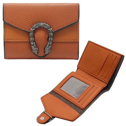 Image of Kraptick Women's Wallet -Stylish and Compact Purse Clutch Wallet for Women, Stylish Card Coin Holder, Debit Card Holder, Money Organizer and Travel Wallet for Women with 8 Slots (Brown)