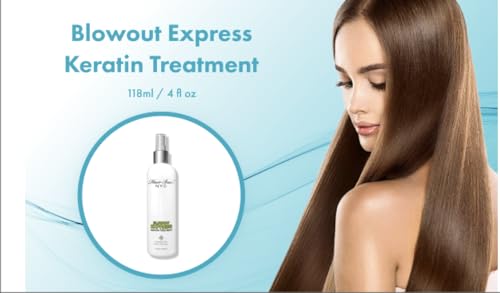 Brazilian Blowout Express Keratin Treatment - Spray Blow and Go | Quick Keratin in Spray | Quick Application | Smoothing Long Lasting Treatment | Easy Treatment Safe for Home Anti Frizz 118ml /4 floz - Thumbnail 2