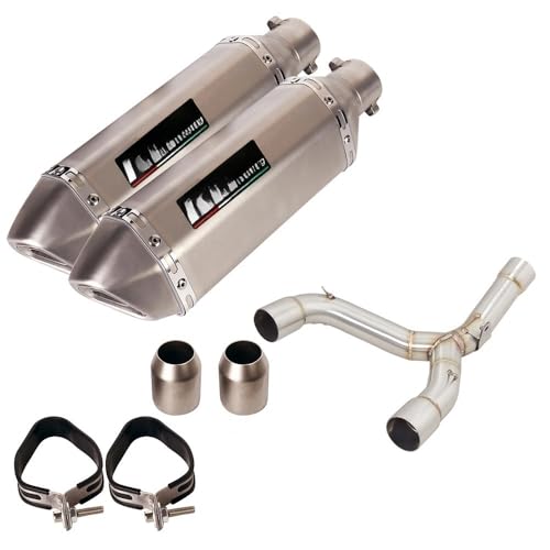 Silencieux d'échappement moto CRF450R tube de liaison intermédiaire avec DB Killer amovible