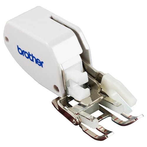 Brother Open Toe Walking Foot for Quilting and Sewing Multiple Layers, SA188 Silverwhite