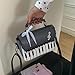 KSDDC Y2K Fashion Keyboard Piano Purse Women Funky Handbags Shoulder Funny Shaped Guitar Music Note Lace Bags (Black)