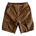 Men's Cargo Shorts 5 Inch Relaxed Fit Button-Fly Quick Dry Stretch Lightweight Tactical Wear Hiking with Multi Pocket
