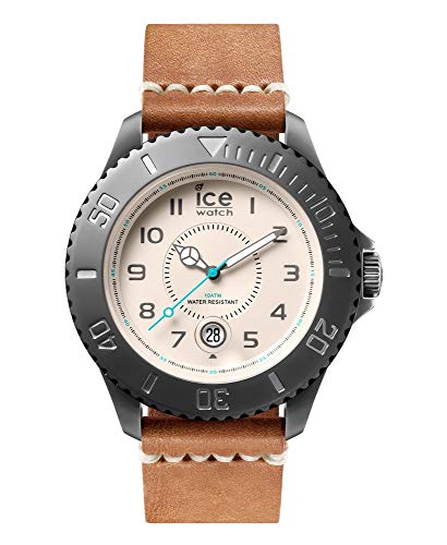 Montre mixte Ice-Watch quartz analogique avec bracelet en cuir résistant