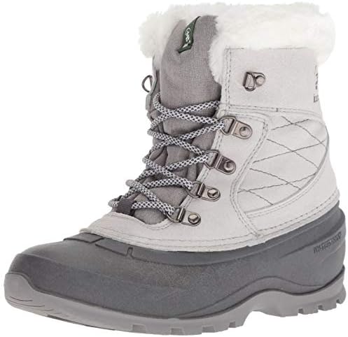 Kamik Women's SNOVALLEYL Snow Boot, Light Grey, 9 Medium US