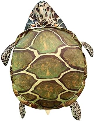 Gazechimp Lovely Tortoise Stuffed Animal Comfortable Ornaments Cushion Soft Doll Animal Costume Plush Toy for Teens Cosplay Game Girlfriend