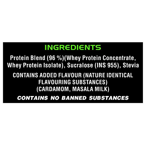 Image of Six Pack Nutrition Whey Protein Powder, with 25 g of Protein Per Serving and More Than 5.6 g of Naturally Occurring BCAAs (4kg, Masala Milk)