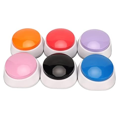 Sxhlseller 6 Botones de Grabación de Voz para Mascotas y Niños Cover