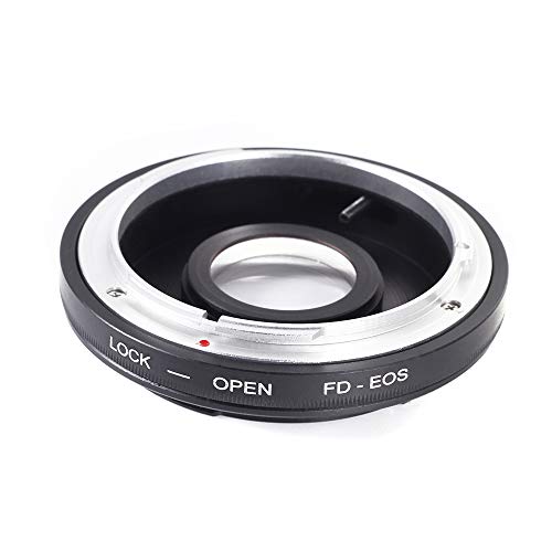 FocusFoto Anillo Adaptador para Lente FD/FC a Montura Canon EF EF-S para Cámara EOS DSLR 5D Mark IV III II 1Ds 6D 7D 90D 80D 77D 70D 60D 1500D 1300D 1200D 760D 750D 700D miniatura 3