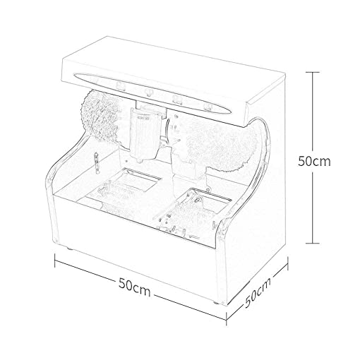 Lucidatore per Scarpe, Rimozione e lucidatura Automatica della Polvere a induzione, Lucidatore per Scarpe Multifunzionale per la Cura della casa, 3 Colori Disponibili (50x50x50cm) (50x50x50cm)
