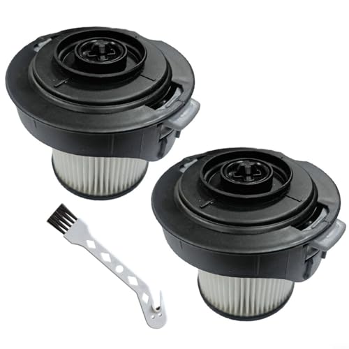 Image of For Miele DuoFlex HX1 Cordless Vacuum Fine Dust Filter HX-FDF 20, 2 Pack H13 HEPA Replacement with Cleaning Brush, Washable and Reusable Filtration Accessory