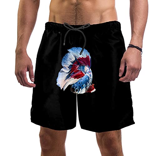 Short de bain pour homme multicolore séchage rapide doublure en maille