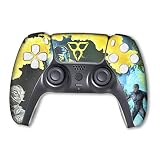 Rainbow Siix Extraction Custom PS-5 Controller Wireless compatible with Play-Station 5 Console by BCB Controllers | Proudly Customized in USA with Permanent HYDRO-DIP Printing(NOT JUST A SKIN)(MODDED)