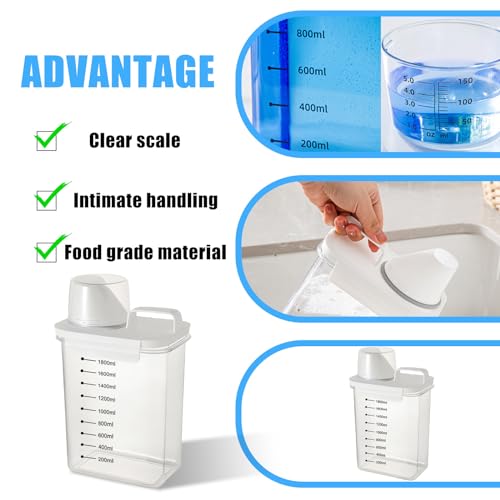 Dispenser per detersivo da 1800 ML con misurino