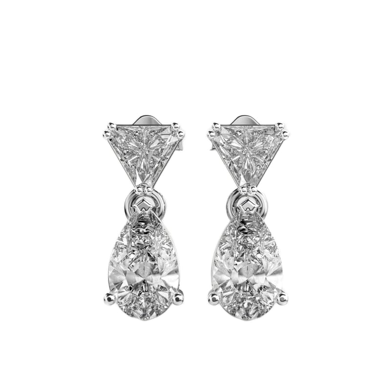 Boucles d'oreilles verre à vin inversé pour un cocktail élégant