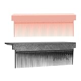 Peigne de rechange pour cheveux pour femmes : les dents denses du peigne rendent les cheveux lisses et non collés, le peigne a un effet de cheveux lisses et raides, peigne lisseur de coiffure