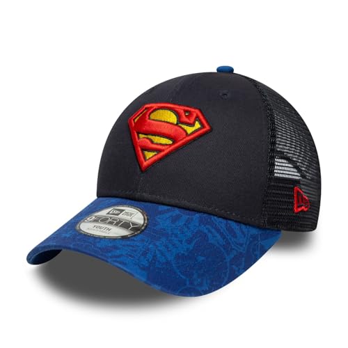 Casquette New Era Superman 9Forty enfant avec visière courbe et mesh