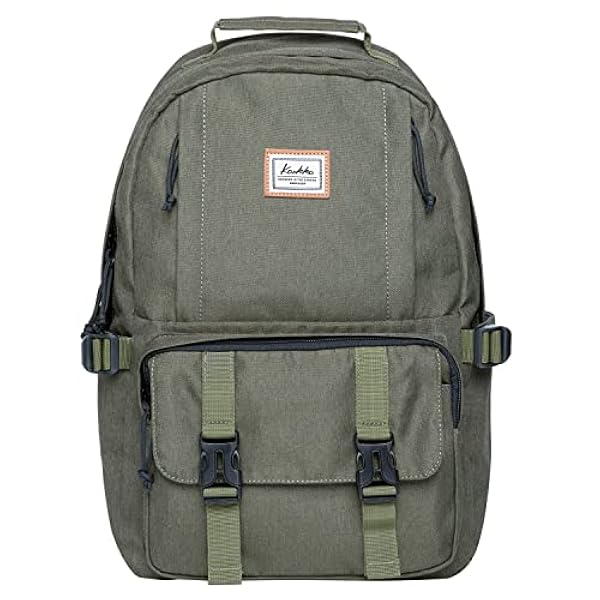 KAUKKO Vacker och genomtänkt ryggsäck med fack för 15 tum bärbar dator för skola, universitet, 22 l