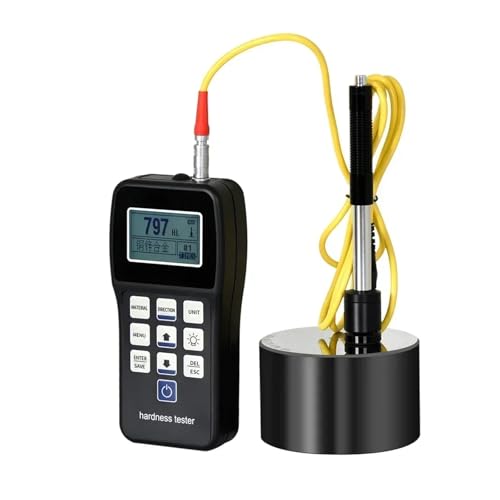 デジタル硬度計、 硬度計 ポータブル リバウンド計 デュロメーター HL、HB、HRB、HRC、HRA、HV、HS 金属鋼用 HAR-100(With standard Block)