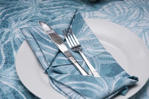 Set de 6 Servilletas de Tela 100% Algodón Azul C&F Home miniatura 4