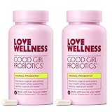 Love Wellness Good Girl Probiotics | Women’s Vaginal Health & pH Balance Supplement | 9-Strain Probiotic for Urinary Tract, Yeast, Odor & Immune Support | Gluten-Free | 60 CT, 60-Day Supply