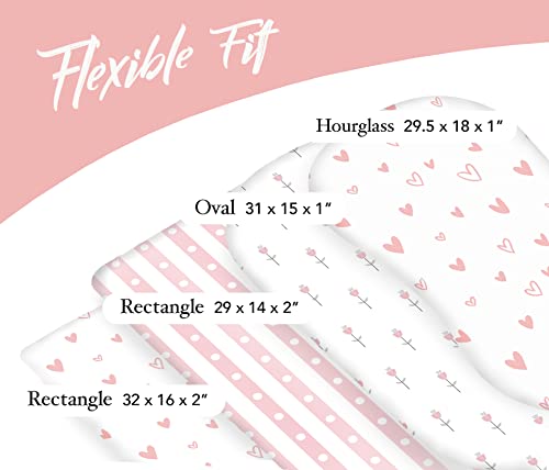 100% Organic Cotton  Fitted Bassinet Sheets Fits Halo, Snoo, Uppababy, Ingenuity, Graco, Baby Trend, And All Other Standard Size Bassinets. 3 Pk #TOP1