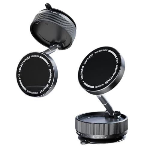 Soporte Magnético para Teléfono de Coche con Succión al Vacío, Ventosa más Fuerte de 66 Libras, Soporte Magnético Ajustable de 360 ° para Teléfono de Coche, Liberación Rápida