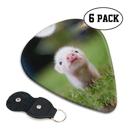 Ensemble de 6 médiators de guitare Baby Pig pour guitare acoustique, guitare électrique, basse, ukulélé – fin, moyen et… - Les Beatles, Paul McCartney, John Lennon, RIngo Starr, George Harrison Ensemble de 6 médiators de guitare Baby Pig pour guitare acoustique, guitare électrique, basse, ukulélé - fin, moyen et… – Image 3