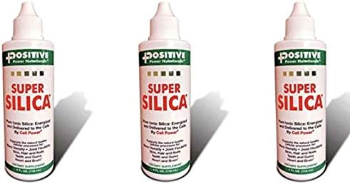 Super Silica 4oz, Highest Absorption, Collagen Producing Supplement, Supports Healthy Bone Density, Joint Flexibility, Elastin Production, Hair Skin and Nails -makes 68 qts