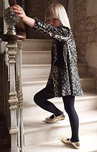 Country Kids Girls' Signature Microfiber 3D Opaque Tights 2 Pair Pack2