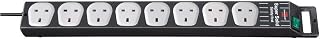 Brennenstuhl Super-Solid Line extension socket 8-way black/light grey 2,5m 05VV-F 3G1,25 *GB*