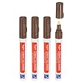 PATIKIL Grout Pen, 4 Pack Dark Brown Tile Marker Waterproof Grout Sealer Pen Tile Repair Pens Paint Pens for Wall Floor Bathroom Kitchen Refresh
