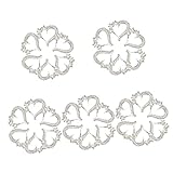 TOPPA PER LA RIPARAZIONE CUORE: questi accessori in lega possono utilizzati per decorare o riparare vestiti, scarpe e accessori, il li rende un'aggiunta versatile al tuo guardaroba.