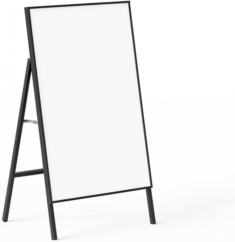 Light Box Floor Stand – Display Stand Accessory for 23.6" × 47.2" LED Light Box, Stable Metal Base for Advertising Signs